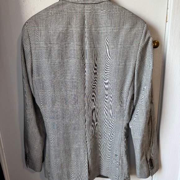 Men’s Plaid Suit Jacket (36R) | Banana Republic - Slim Fit Blazer - Picture 12 of 15